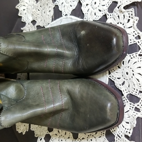 l` Artiste Spring step green boots - Picture 2 of 10